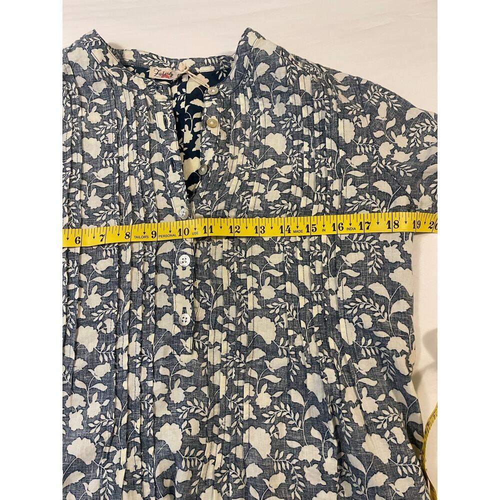 NWOT: Faherty Gemina Dress in Indigo Echo Floral - Picture 5 of 8
